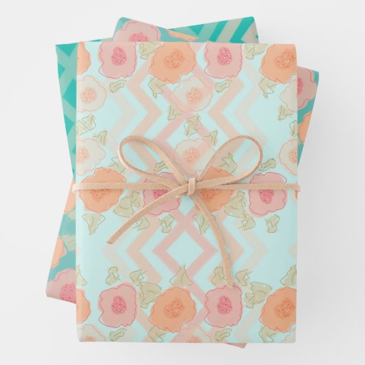 Decoratief Artsy Patterned Inpakpapier Vel (In situ)