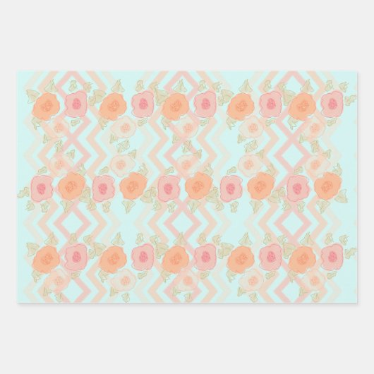 Decoratief Artsy Patterned Inpakpapier Vel (Voorkant)