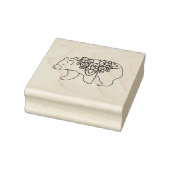 Decoratief Beer Rubberstempel (Stempel)