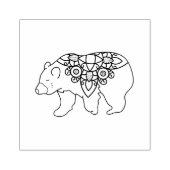Decoratief Beer Rubberstempel (Afrduk)