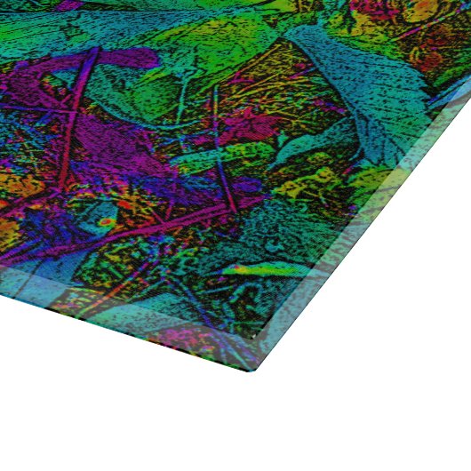  Decoratief Blauw en Paarse Snijplank (Hoek)