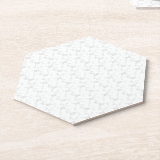 Decoratief, Bleekgrijs Kartonnen Onderzetters (Schuin)