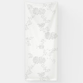 Decoratief, Bleke grijze banner (Verticaal)