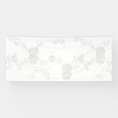 Decoratief, Bleke grijze banner (Horizontaal)