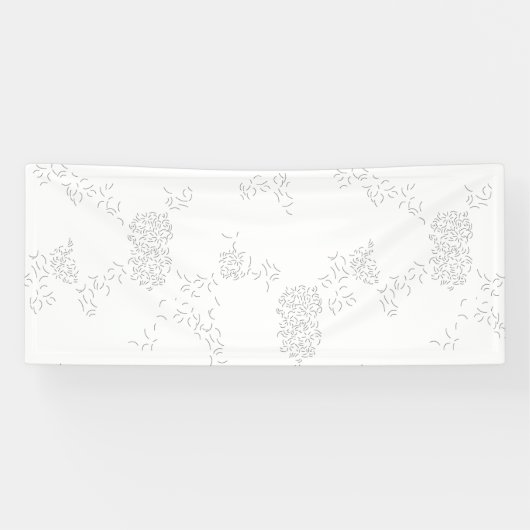 Decoratief, Bleke grijze banner (Horizontaal)