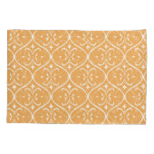 Decoratief bloeien naadloos patroon, oosterse rug kussensloop (Achterkant)