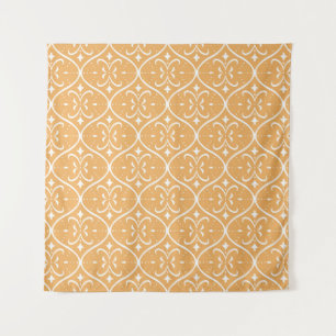 Decoratief bloeien naadloos patroon, oosterse rug wandkleed