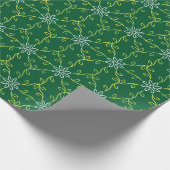 Decoratief bloemig naadloos patroon cadeaupapier (Hoek)