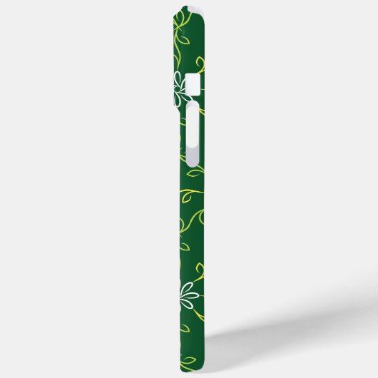 Decoratief bloemig naadloos patroon Case-Mate iPhone case (Achterkant / Links)