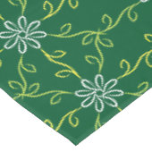 Decoratief bloemig naadloos patroon tafelkleed (Gekanteld)