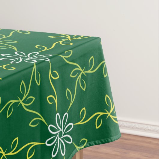 Decoratief bloemig naadloos patroon tafelkleed (Voorbeeld)