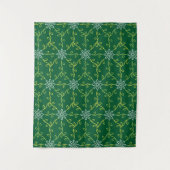 Decoratief bloemig naadloos patroon wandkleed (Voorkant)