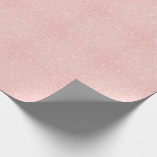 Decoratief bloempatroon cadeaupapier (Hoek)