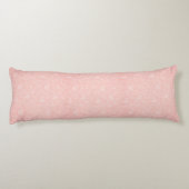 Decoratief bloempatroon lichaamskussen (Achterkant)