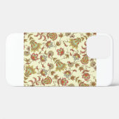 Decoratief bloempatroon met delicate planten Case-Mate iPhone case (Achterkant (horizontaal))