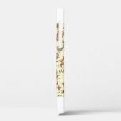 Decoratief bloempatroon met delicate planten Case-Mate iPhone case (Achterkant / Links)