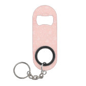 Decoratief bloempatroon mini flessenopener (Voorkant)