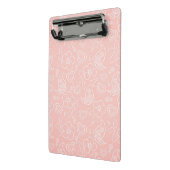 Decoratief bloempatroon mini klembord (Angled2)