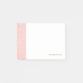 Decoratief bloempatroon post-it® notes (Voorkant)