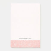 Decoratief bloempatroon post-it® notes (Voorkant)