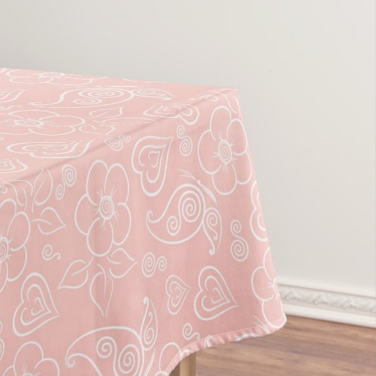 Decoratief bloempatroon tafelkleed (Voorbeeld)