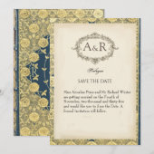 Decoratief  boek met de titel Wedding Save The Date (Voorkant / Achterkant)
