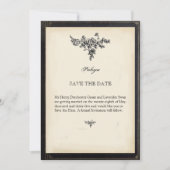 Decoratief  boek save the date (Voorkant)