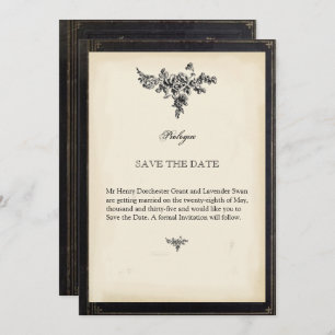 Decoratief  boek save the date
