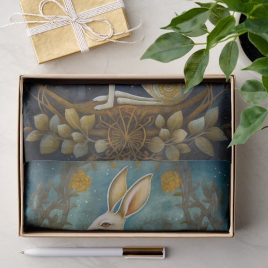 Decoratief Boskonijn Tissuepapier (Geschenk)