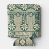 Decoratief botanisch art nouveau patroon blikjeskoeler (Achterkant)