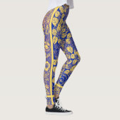  decoratief botanisch art nouveau-patroon leggings (Rechts)