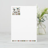 decoratief briefpapier kaart (Staand voorkant)