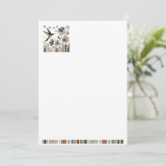 decoratief briefpapier kaart (Staand voorkant)