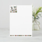 decoratief briefpapier kaart (Staand voorkant)