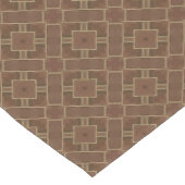 Decoratief bruin-gekookte tafelloper (Hoek)