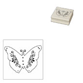 Decoratief Butterfly Rubber Stempel (Gestempeld)