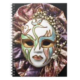 Decoratief carnavalmasker notitieboek