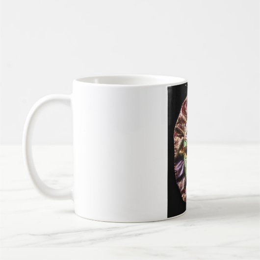 Decoratief Carnavalsmasker Koffiemok (Links)