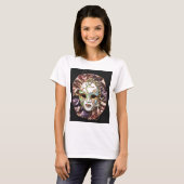 Decoratief Carnavalsmasker T-shirt (Voorkant volledig)