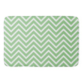 Decoratief Chevron Pattern Sage and White Badmat (Voorkant)