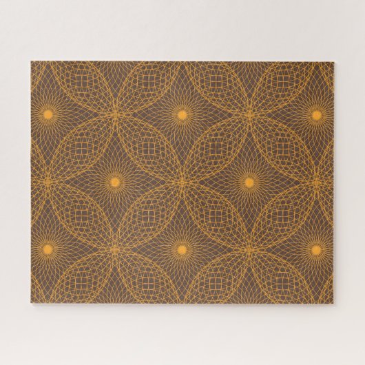 Decoratief, chic, abstract mandala stijlpatroon legpuzzel (Horizontaal)