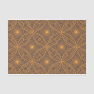 Decoratief, chic, abstract mandala stijlpatroon tissuepapier