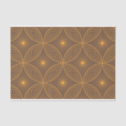 Decoratief, chic, abstract mandala stijlpatroon tissuepapier (Voorkant)