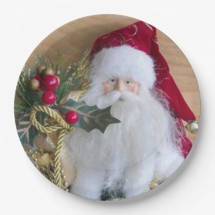 DECORATIEF CHRISTMAS SANTA PAPIEREN BORDJE