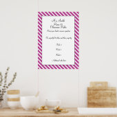 Decoratief Classroom Rules Poster (Keuken)