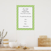 Decoratief Classroom Rules Poster (Keuken)