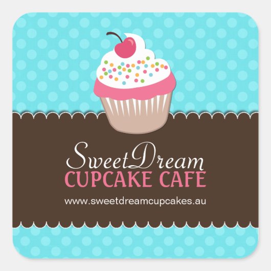 Decoratief Cute Cupcake Jar Stickers (Voorkant)