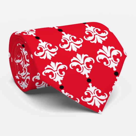 Decoratief  Damasbandje Stropdas (Opgerold)