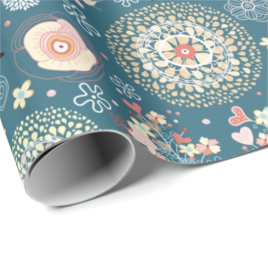 Decoratief deer patroon cadeaupapier (Rol Hoek)