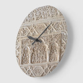 Decoratief detail van Alhambra Wall Clock Grote Klok (Hoek)